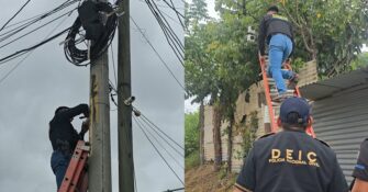 PNC retira cámaras instaladas de forma ilegal en Ciudad Quetzal