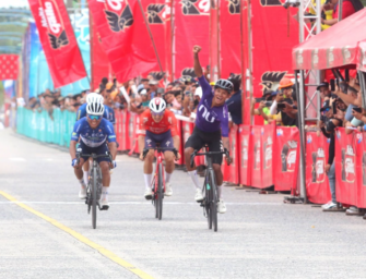 Colombiano Johan Rubio gana la primera etapa de la Vuelta a Guatemala