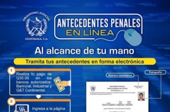 ¿Los antecedentes penales se pueden tramitar en línea?