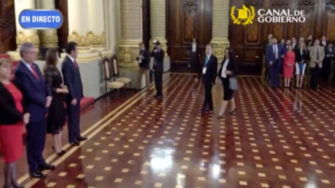 Así inicia la toma de posesión de Giammattei