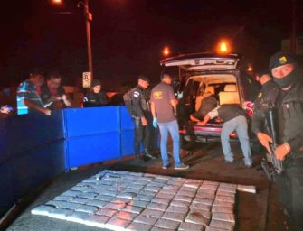 176 paquetes de droga incautados
