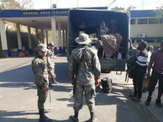 Ejército de Guatemala blindará pasos ciegos en Esquipulas