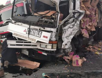 Automotor se queda sin frenos entre Totonicapán y Huehuetenango