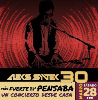 Aleks Syntek ofrecerá un concierto online