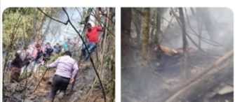 Avioneta se desploma en Tajumulco, reportan dos muertos