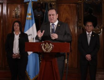 Presidente Alejandro Giammattei decretó Estado de Calamidad