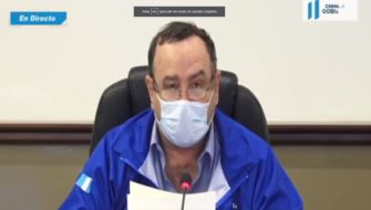 Giammattei hace oficial el toque de queda