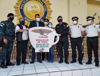 Donan medio millón de tazas de café a la PNC