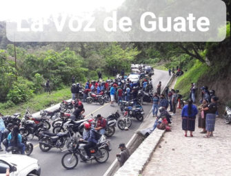 ¿Por qué protesta un grupo de motoristas en Sololá?