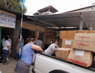 En marcha segunda entrega de alimentos para escolares