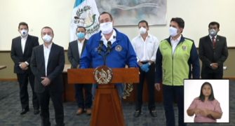 Anuncian 15 casos nuevos de COVID-19 en Guatemala y se mantiene el toque de queda