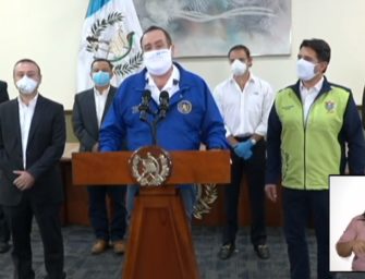 Anuncian 15 casos nuevos de COVID-19 en Guatemala y se mantiene el toque de queda