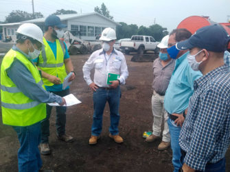 Supervisarán construcción de planta de tratamiento en hospital temporal de Escuintla