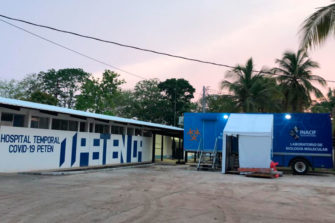 Inacif habilita laboratorio móvil para pruebas de Covid-19 en Petén