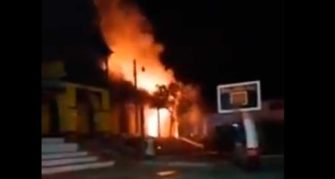 Incendian Edificio Municipal de municipio que reporta solo dos casos activos