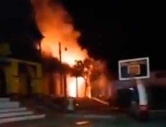 Incendian Edificio Municipal de municipio que reporta solo dos casos activos