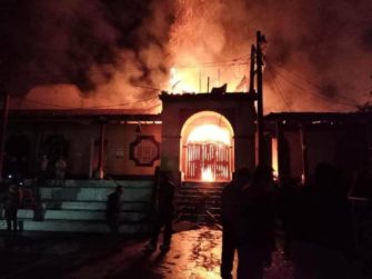 Siete capturados por incendio de la municipalidad de San Lucas Tolimán