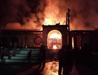 Siete capturados por incendio de la municipalidad de San Lucas Tolimán