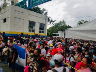 A punto de entrar nueva caravana hondureña a Guatemala