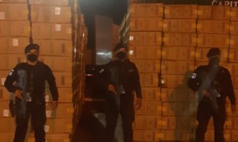 Millonaria suma de cigarrillos decomisados en Petén