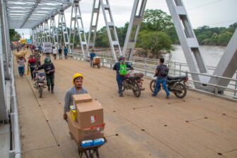 Paso bloqueado en Ixcán por daños en puente