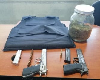 Mareros tenían armas y chalecos antibalas