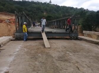 Estructura provisional reactivará paso en Chiquimula
