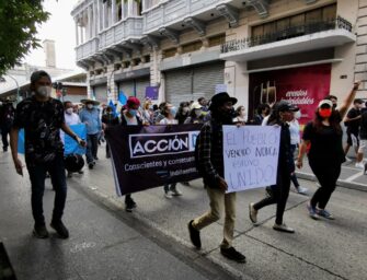 Nueva manifestación contra el gobierno se registra este sábado