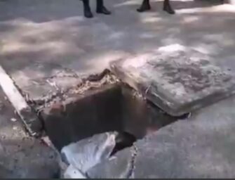 VIDEO | Un cadáver es encontrado en un tragante en la avenida Simeón Cañas