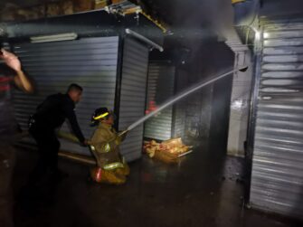 Recuento de daños del incendio del Mercado de Artesanías de Esquipulas