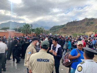 Más de 500 personas retornadas desde Guatemala a Honduras