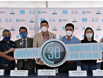 Campaña “Muévete 30 minutos al día“ busca crear hábito de ejercicio en los guatemaltecos