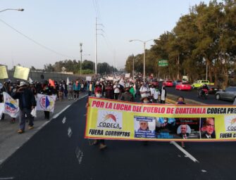 Inicia marcha para exigir la renuncia de Giammattei y de Consuelo Porras