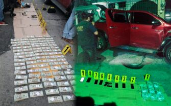 Incautados: 161 mil dólares (unos Q1.2 millones)