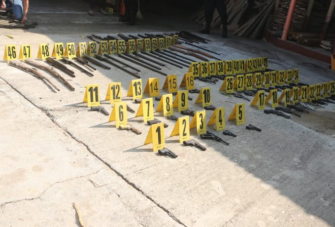 Localizan 49 armas de fuego en Río Hondo, Zacapa
