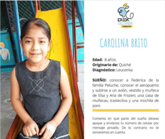 VIDEO | Carolina Brito, diagnosticada con leucemia, cumple uno de sus sueños