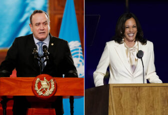 Giammattei sostiene llamada con vicepresidenta Kamala Harris