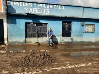 Más 10 mil personas resultan afectadas en el territorio nacional tras lluvias del fin de semana