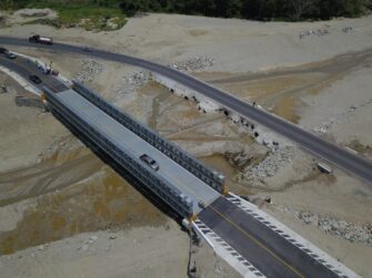 Habilitan puente tipo Bailey tras paso de Eta e Iota