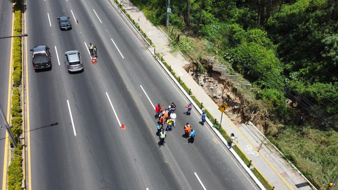 Trabajos en hundimiento de Villa Nueva podrían tardar dos semanas | La ...