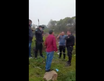 Gobernación se expresa tras video en donde agreden a agentes de la PNC
