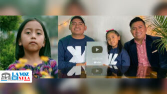 Niña originaria de Sololá recibe placa de YouTube