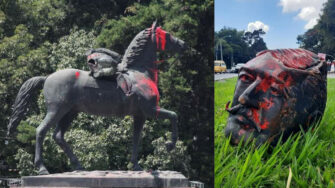 Denuncian actos vandálicos a monumentos