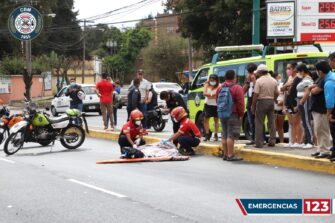 Padre e hijo salieron por un yogur, pero fueron atropellados