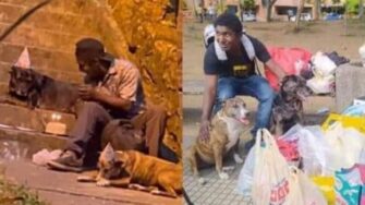 «Choco» el hombre en situación de calle que celebró su cumpleaños con mascotas, recibe apoyo