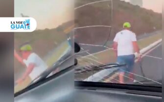 Captan pelea entre conductores en autopista