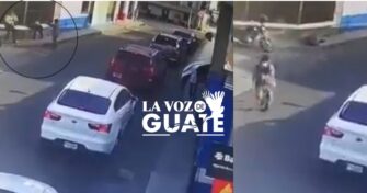 Revelan video del femicidio a una joven en Santa Catarina Pinula