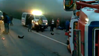 Once heridos en accidente en kilómetro 118, Sololá