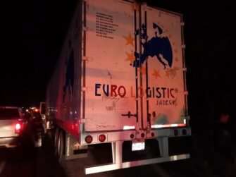 89 guatemaltecos estaban en un tráiler en México