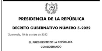 Publican decreto que da vida a estado de calamidad, esto incluye
